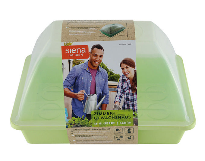 SIENA GARDEN Zimmergewächshaus Midi-Grow 29x19x19 cm pastellgrün in  präsentiert im Onlineshop von KAQTU Design AG. Gartenutensilien ist von SIENA GARDEN