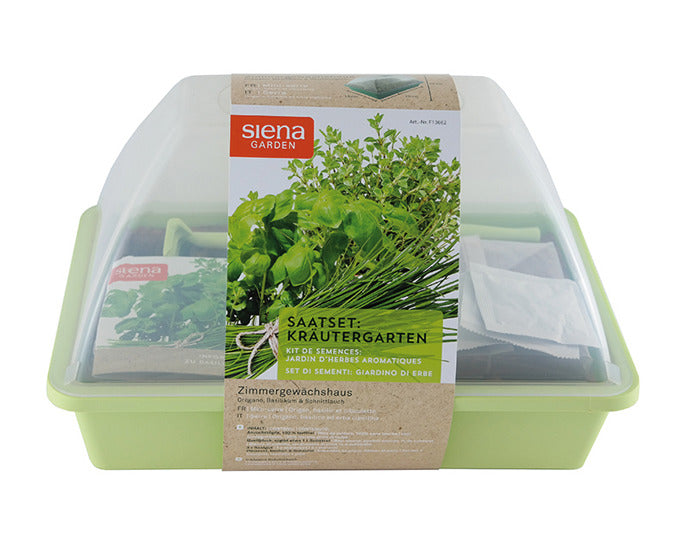 SIENA GARDEN Gewächshausset Kräutergarten pastellgrün in  präsentiert im Onlineshop von KAQTU Design AG. Gartenutensilien ist von SIENA GARDEN