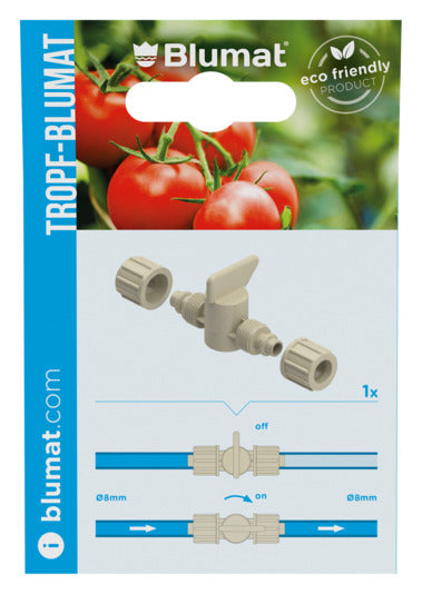 BLUMAT Absperrventil 8-8 mm in  präsentiert im Onlineshop von KAQTU Design AG. Bewässerung ist von BLUMAT