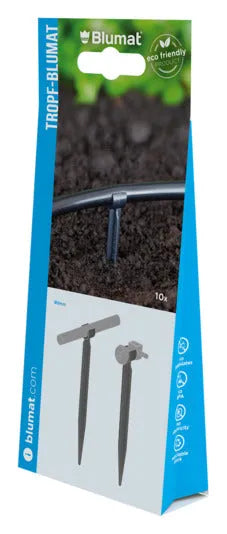 BLUMAT Stützen, 10er-Set, ideal zur Pflanzenunterstützung. Praktisch, robust und vielseitig für Garten und Topfpflanzen.