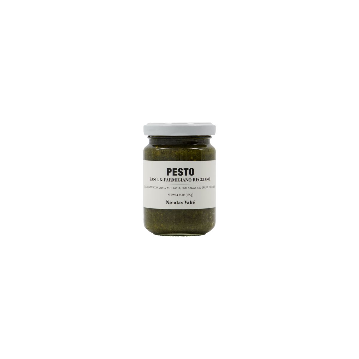 Pesto Basil & Parmigiano Reggiano in Grau schwarz präsentiert im Onlineshop von KAQTU Design AG. Lebensmittel ist von Nicolas Vahé