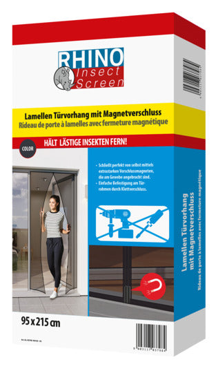 RHINO Türvorhang Magnet 95x215 cm in  präsentiert im Onlineshop von KAQTU Design AG. Insektenabwehr ist von WINDHAGER