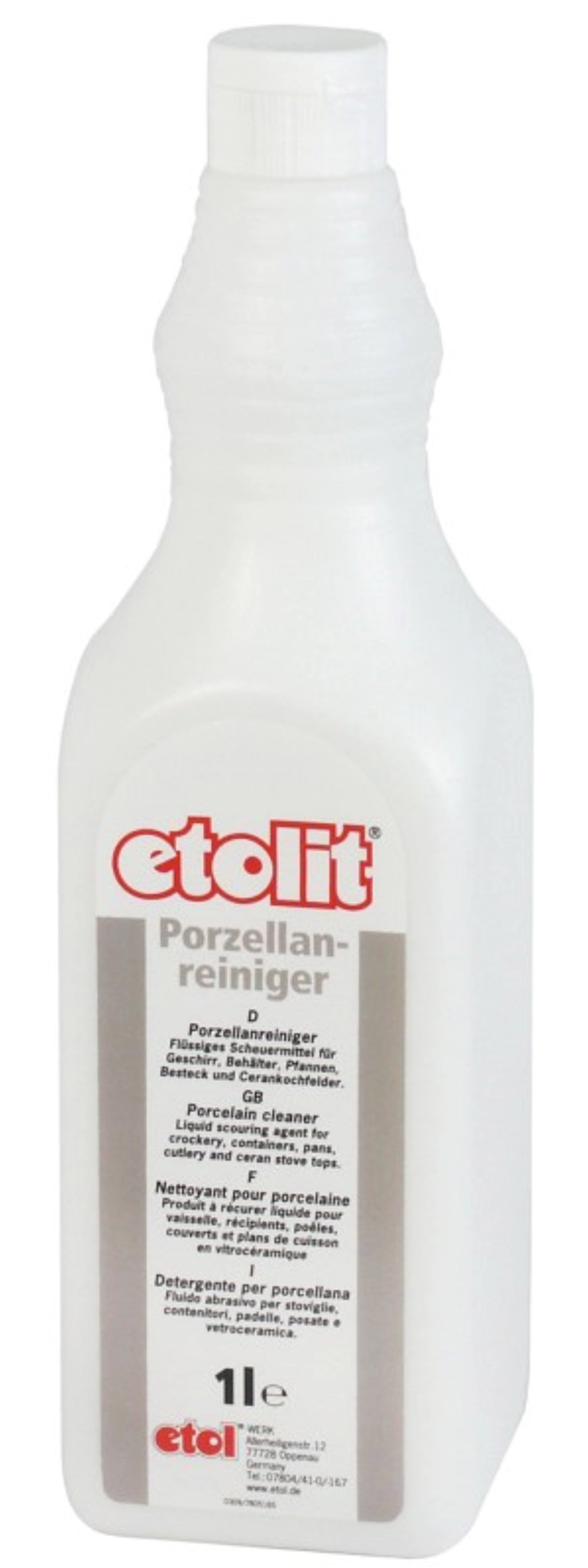 Etolit Porzellanreiniger in Weiss präsentiert im Onlineshop von KAQTU Design AG. Haushaltshilfen ist von Contacto