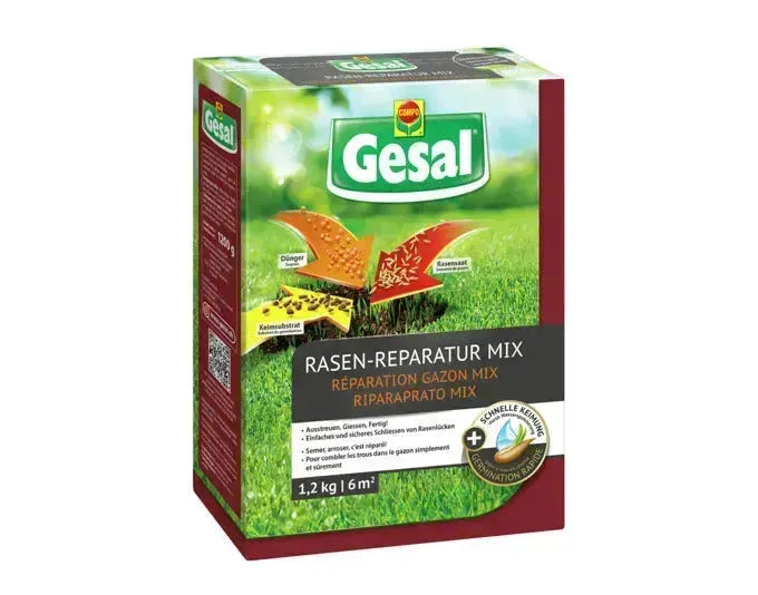GESAL Rasen-Reparatur Mix 1.2 kg in  präsentiert im Onlineshop von KAQTU Design AG. Gartenpflege ist von GESAL