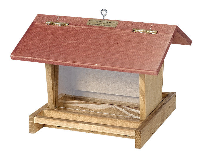 BEWO Vogelfutterhaus Rigi Dach rot in  präsentiert im Onlineshop von KAQTU Design AG. Nistkasten ist von BEWO