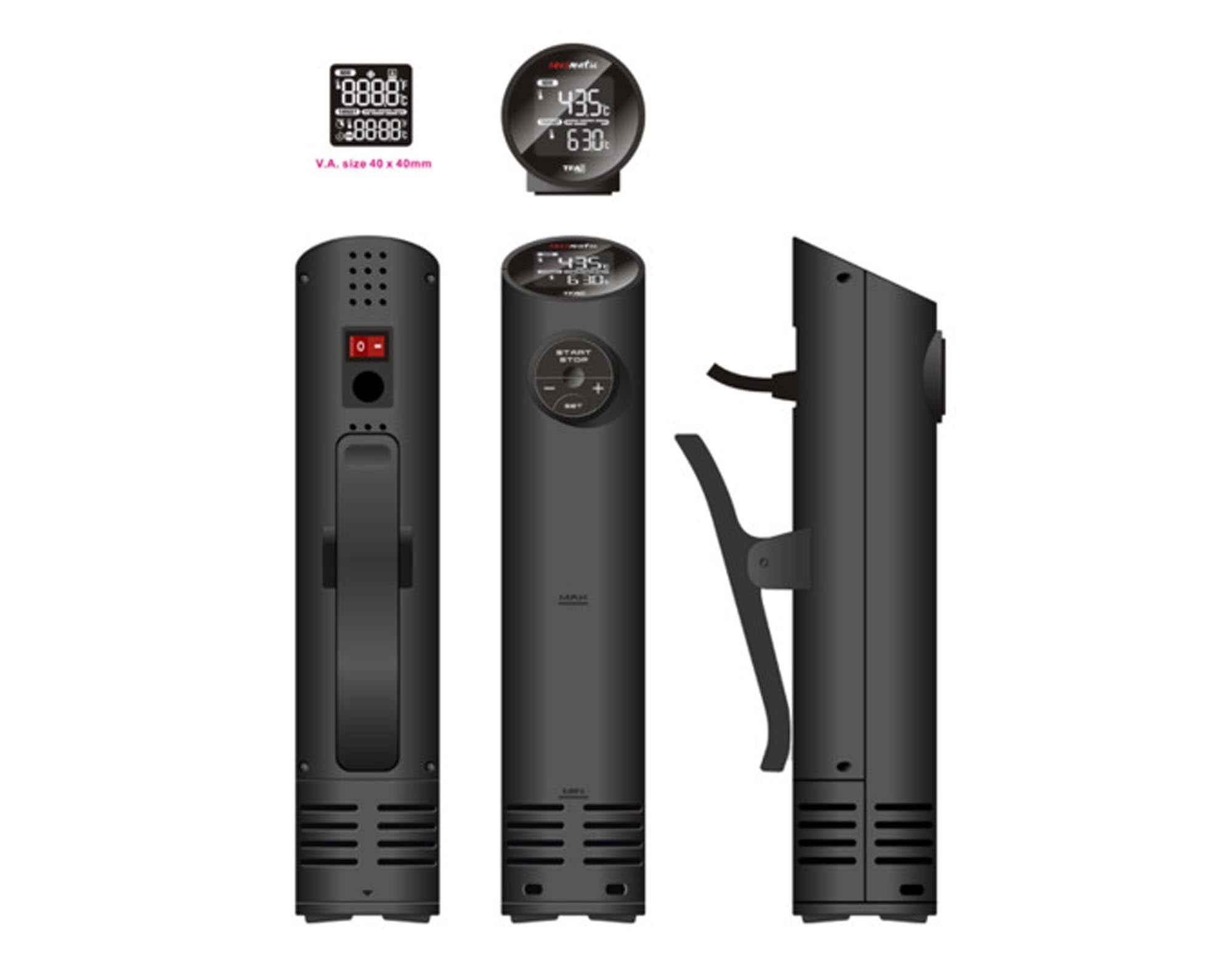 TFA Thermostat Sous Vide Sumatic Color schwarz in Schwarz präsentiert im Onlineshop von KAQTU Design AG. Küchengerät ist von TFA