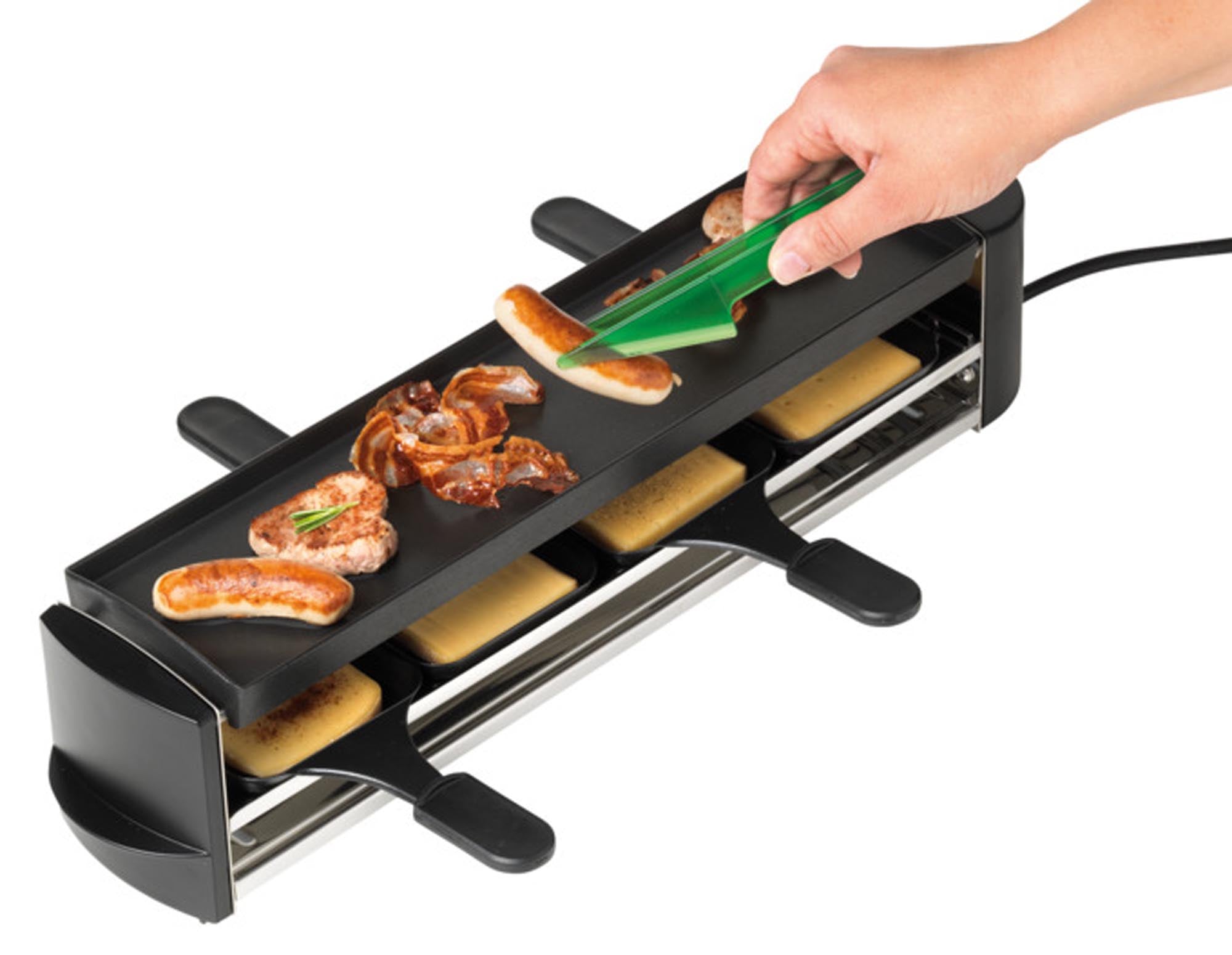 Stilvolle Raclettezangen von STÖCKLI: Ergonomisch, hitzebeständig, farbenfroh und spülmaschinenfest. Perfekt für gesellige Abende.