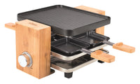 KOENIG Raclettegrill Bamboo 4 Personen