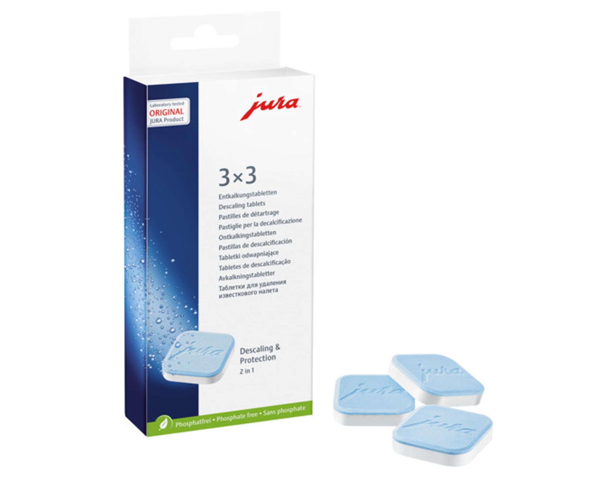 JURA Entkalkungstabletten 3 Stück in  präsentiert im Onlineshop von KAQTU Design AG. Reinigungsmittel ist von JURA
