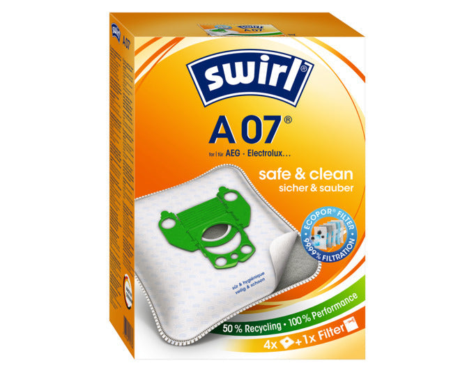 SWIRL Staubsäcke A07 in  präsentiert im Onlineshop von KAQTU Design AG. Haushaltshilfen ist von SWIRL
