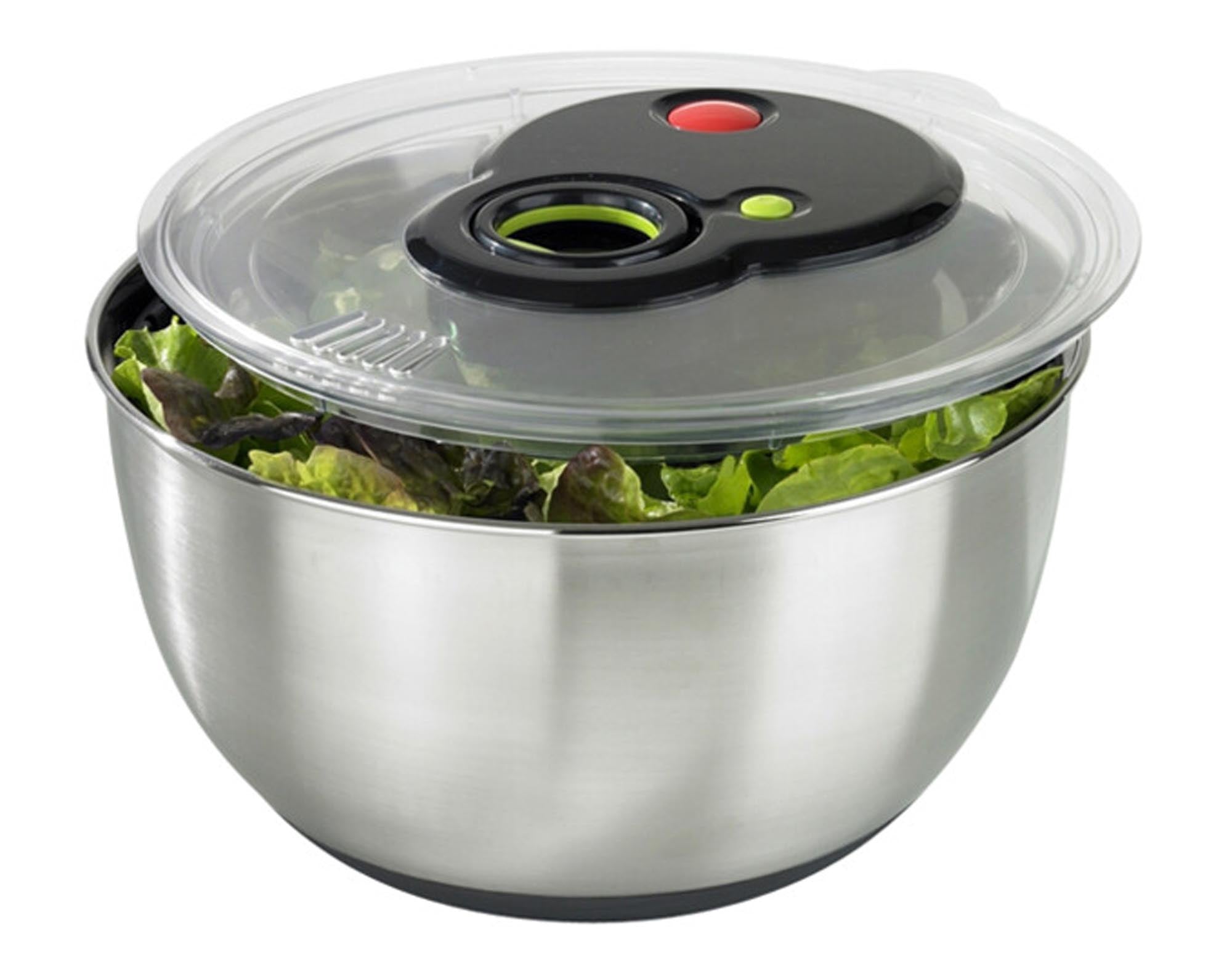 Salatschleuder Turboline Inox in  präsentiert im Onlineshop von KAQTU Design AG. Salatzubehör ist von EMSA