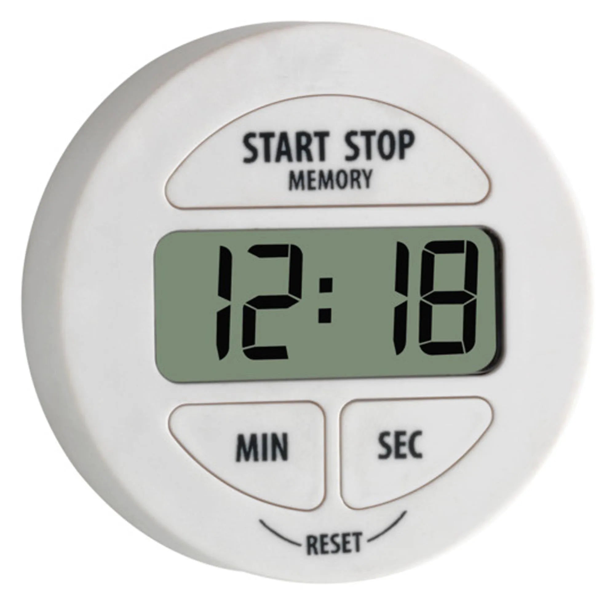 TFA Timer und Stoppuhr weiss ø 5.5 cm in  präsentiert im Onlineshop von KAQTU Design AG. Küchengerät ist von TFA