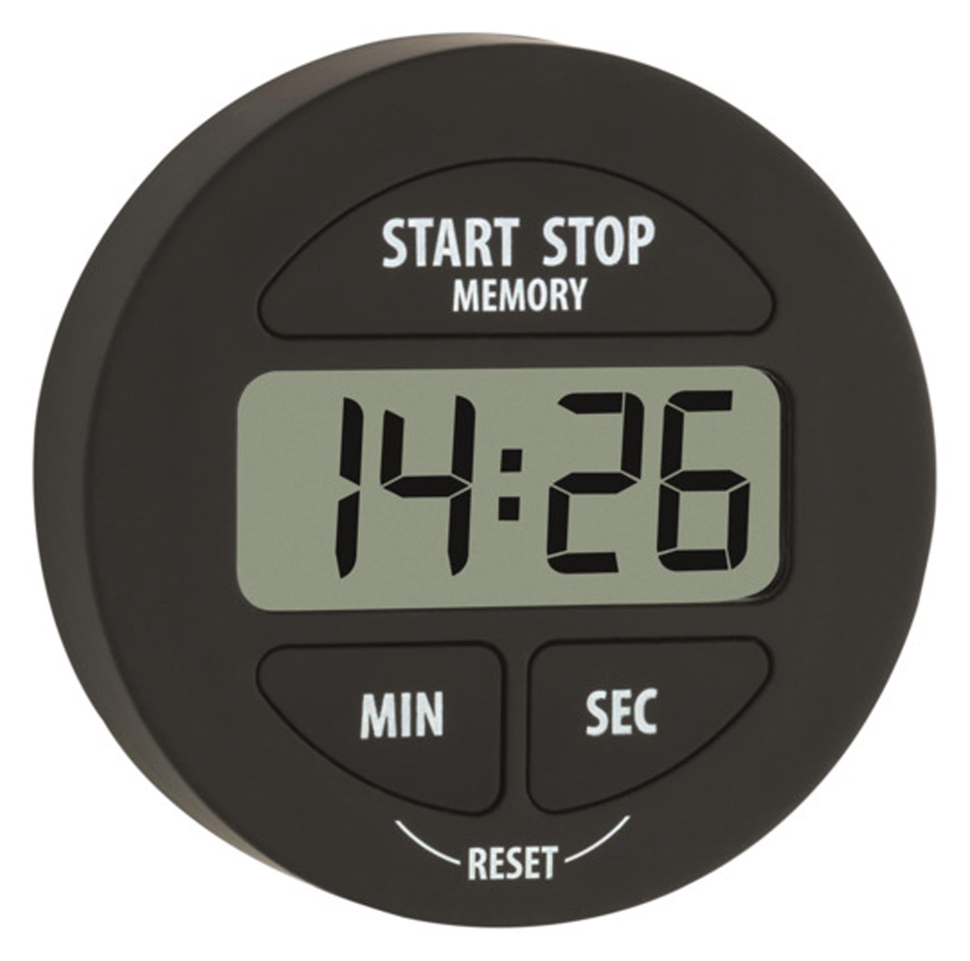TFA Timer und Stoppuhr schwarz ø 5.5 cm in  präsentiert im Onlineshop von KAQTU Design AG. Küchengerät ist von TFA
