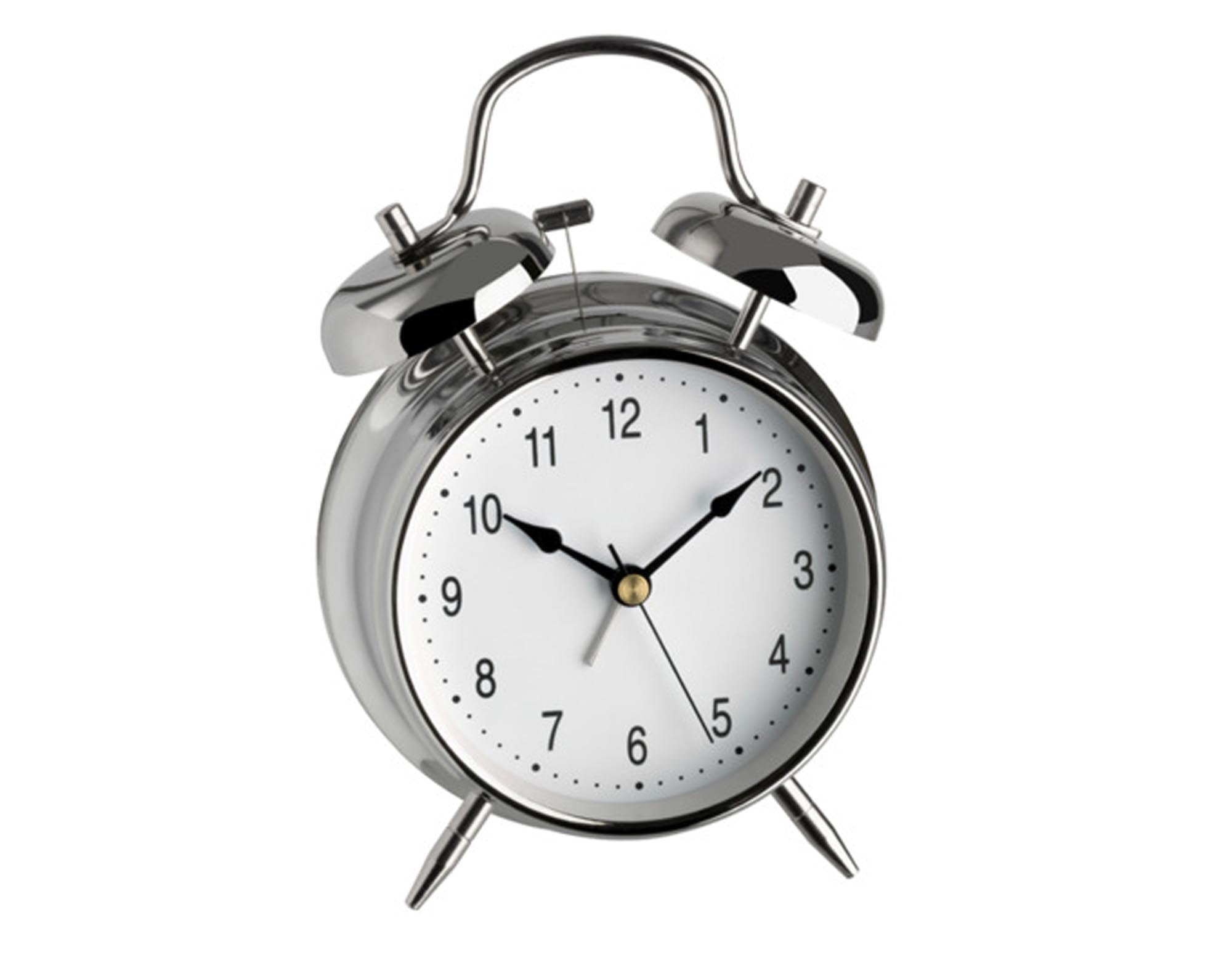 TFA Wecker elektronisch Nostalgie chrom weiss in  präsentiert im Onlineshop von KAQTU Design AG. Alarmuhr ist von TFA