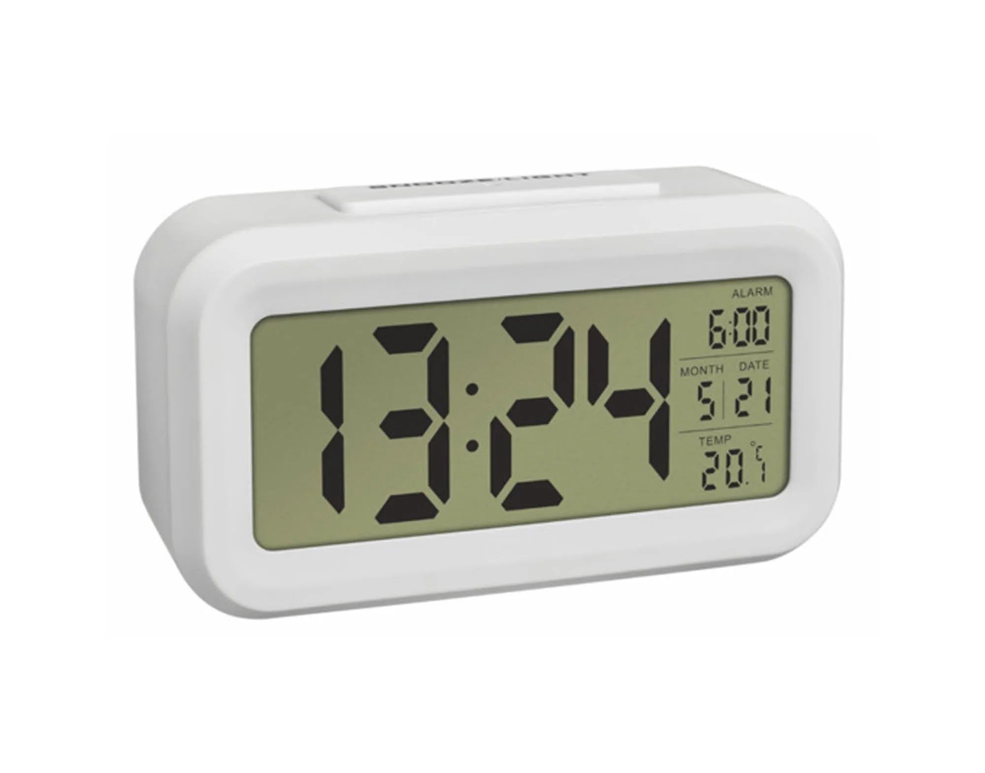 TFA Wecker Lumio digital weiss in  präsentiert im Onlineshop von KAQTU Design AG. Alarmuhr ist von TFA