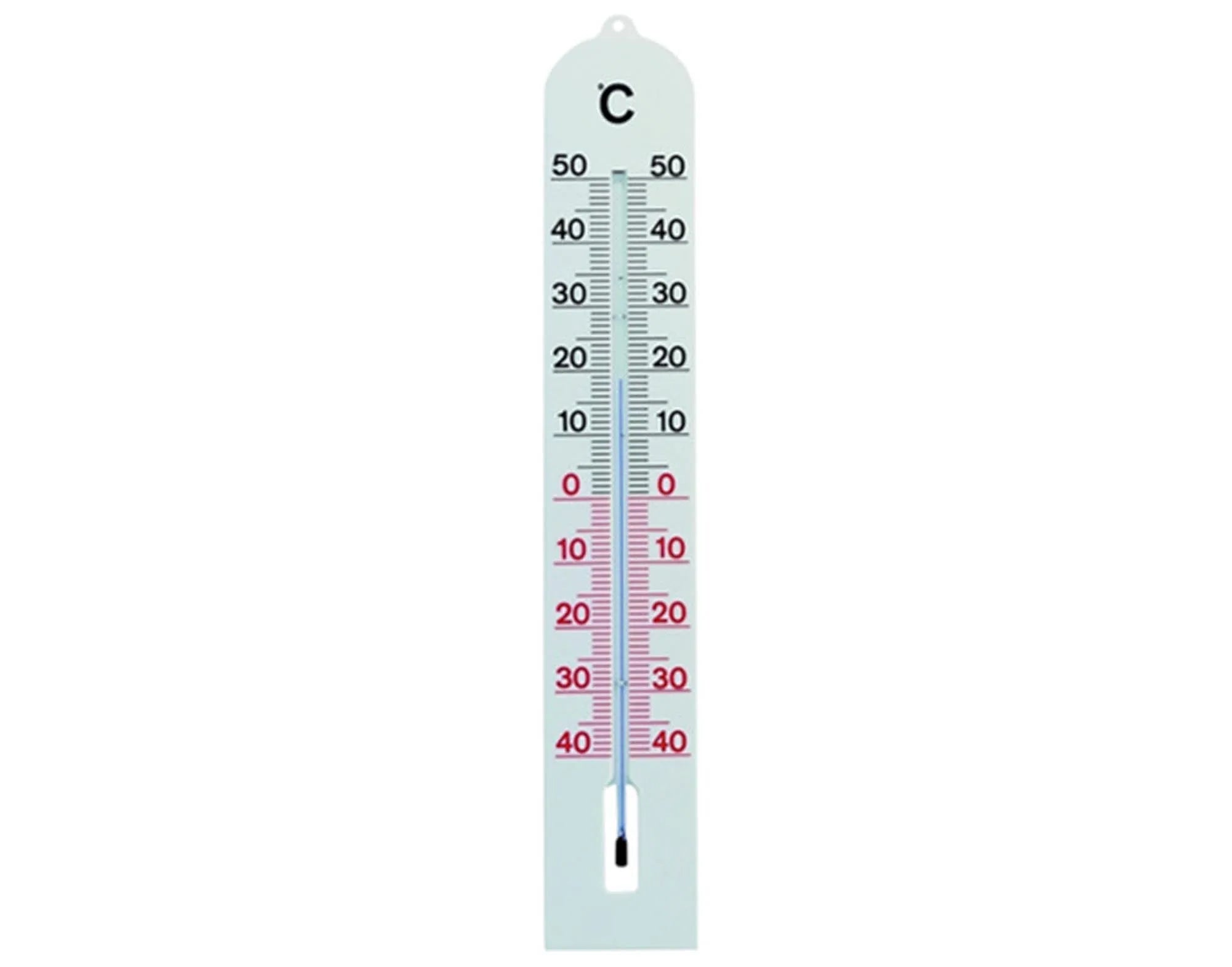 Präzises TFA Innen-Aussenthermometer aus robustem Kunststoff, 40 cm, für drinnen & draußen, mit gut lesbarem Display.