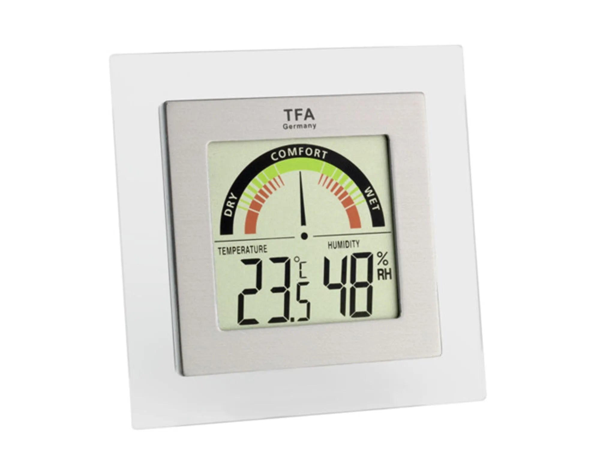 Thermo-Hygrometer digital 8.7 cm in  präsentiert im Onlineshop von KAQTU Design AG. Thermometer ist von TFA