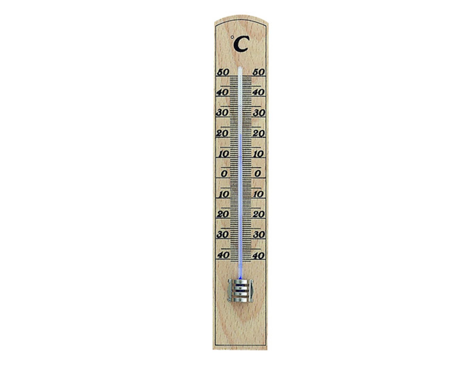 Innenthermometer Buche 20.6 cm in  präsentiert im Onlineshop von KAQTU Design AG. Thermometer ist von TFA