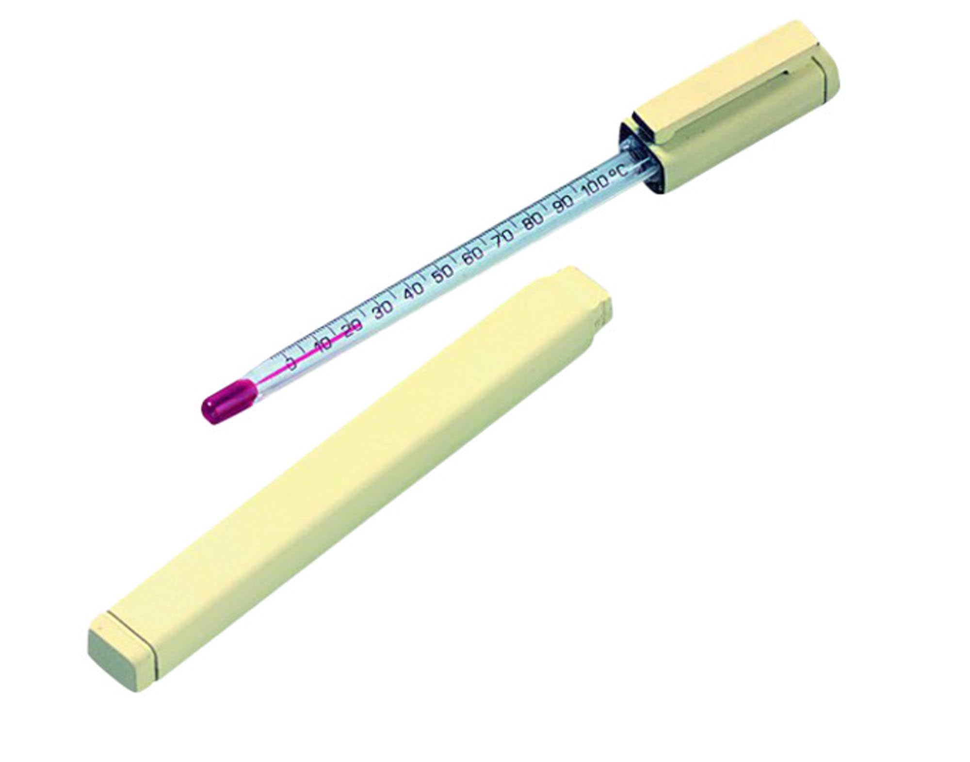 Präzises Tee Thermometer von TFA: Edelstahl, Celsius/Fahrenheit, kompakt, ideal für perfekten Teegenuss.