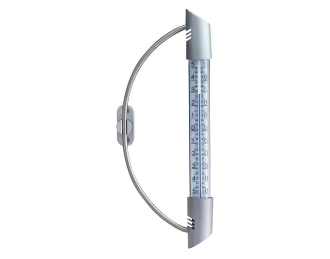 TFA Fensterthermometer Orbis silber 10.3x2.6x23.5 cm in  präsentiert im Onlineshop von KAQTU Design AG. Thermometer ist von TFA