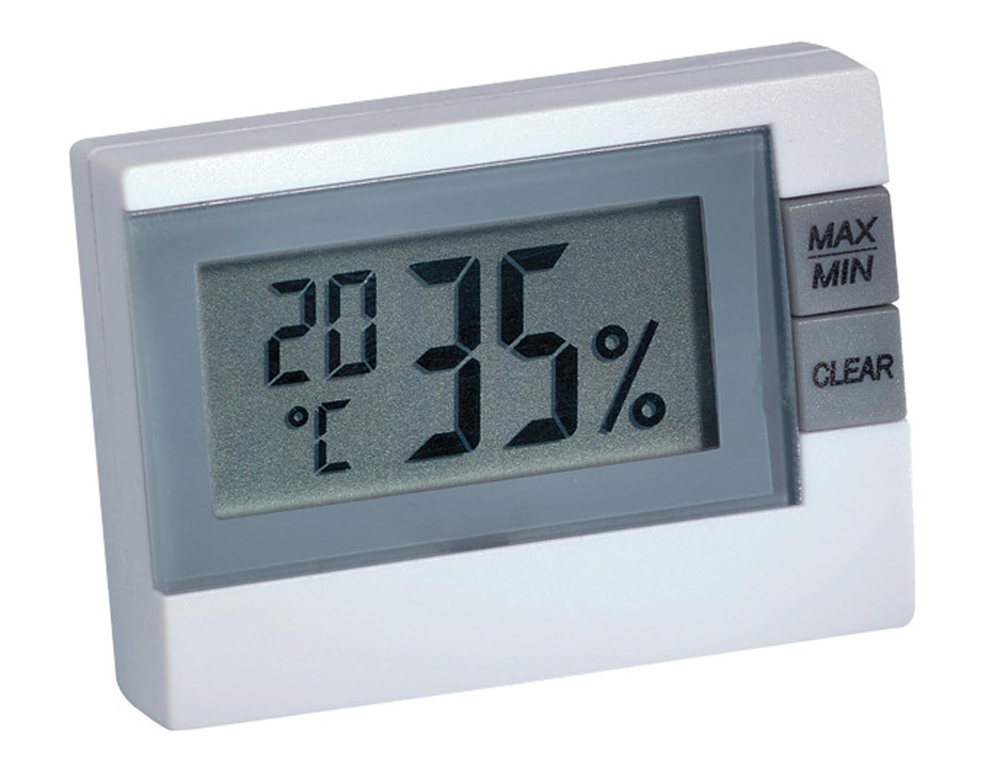TFA Thermo-Hygrometer digital weiss 3.9 cm