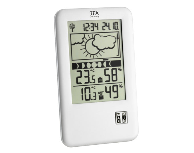 TFA Funk-Wetterstation Neo Plus in  präsentiert im Onlineshop von KAQTU Design AG. Thermometer ist von TFA