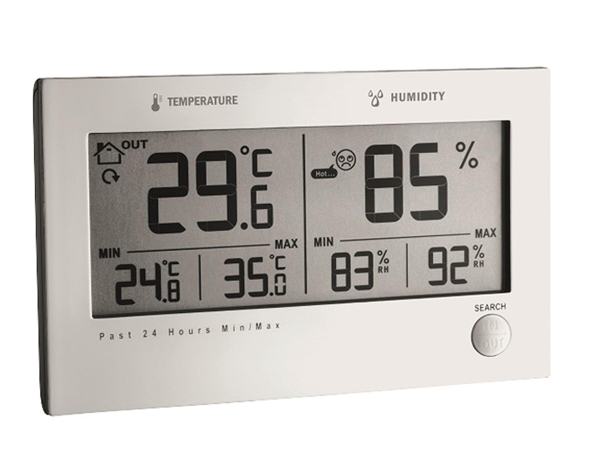 Funk-Thermo Hygrometer Twin Plus in  präsentiert im Onlineshop von KAQTU Design AG. Thermometer ist von TFA