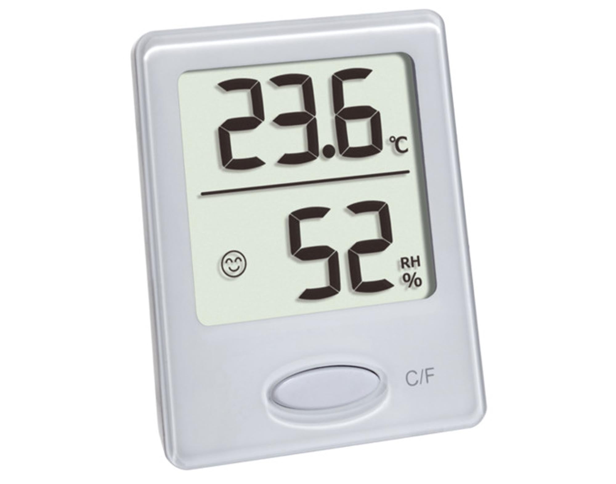 TFA Thermo-Hygrometer digital weiss 5.9 cm