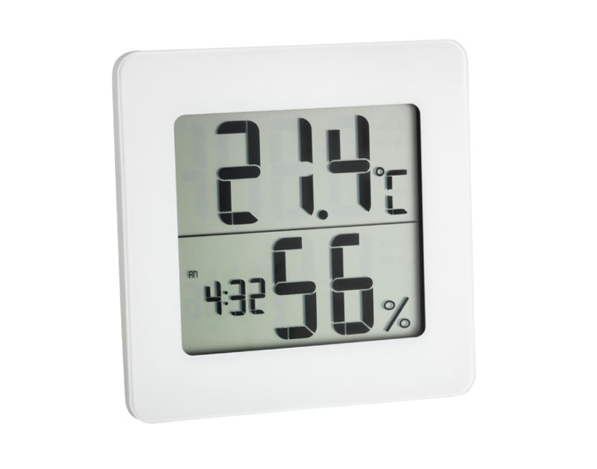 TFA Thermo-Hygrometer digital weiss 9.4 cm