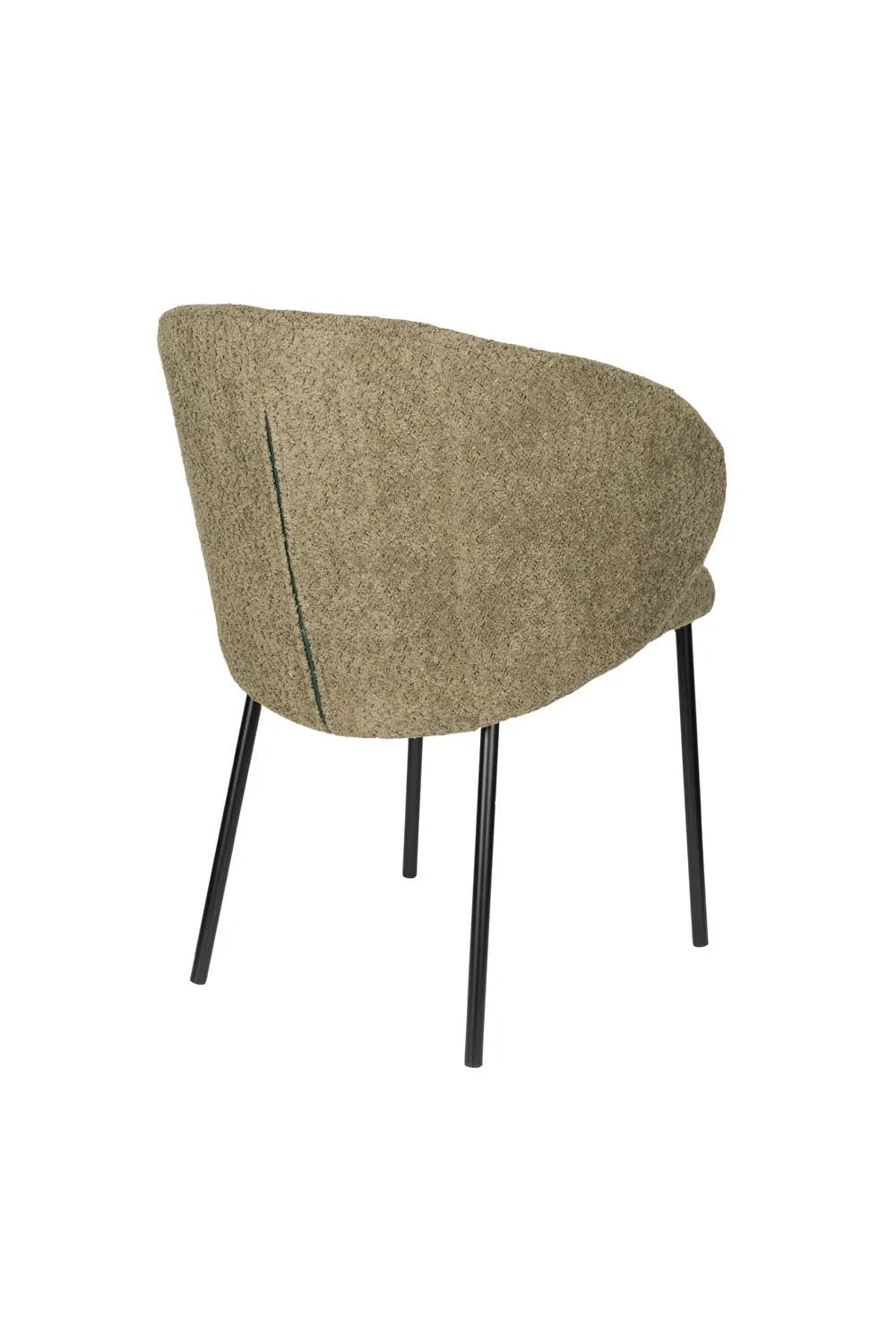 Ayle Stuhl in Moss Green präsentiert im Onlineshop von KAQTU Design AG. Stuhl mit Armlehne ist von White Label Living