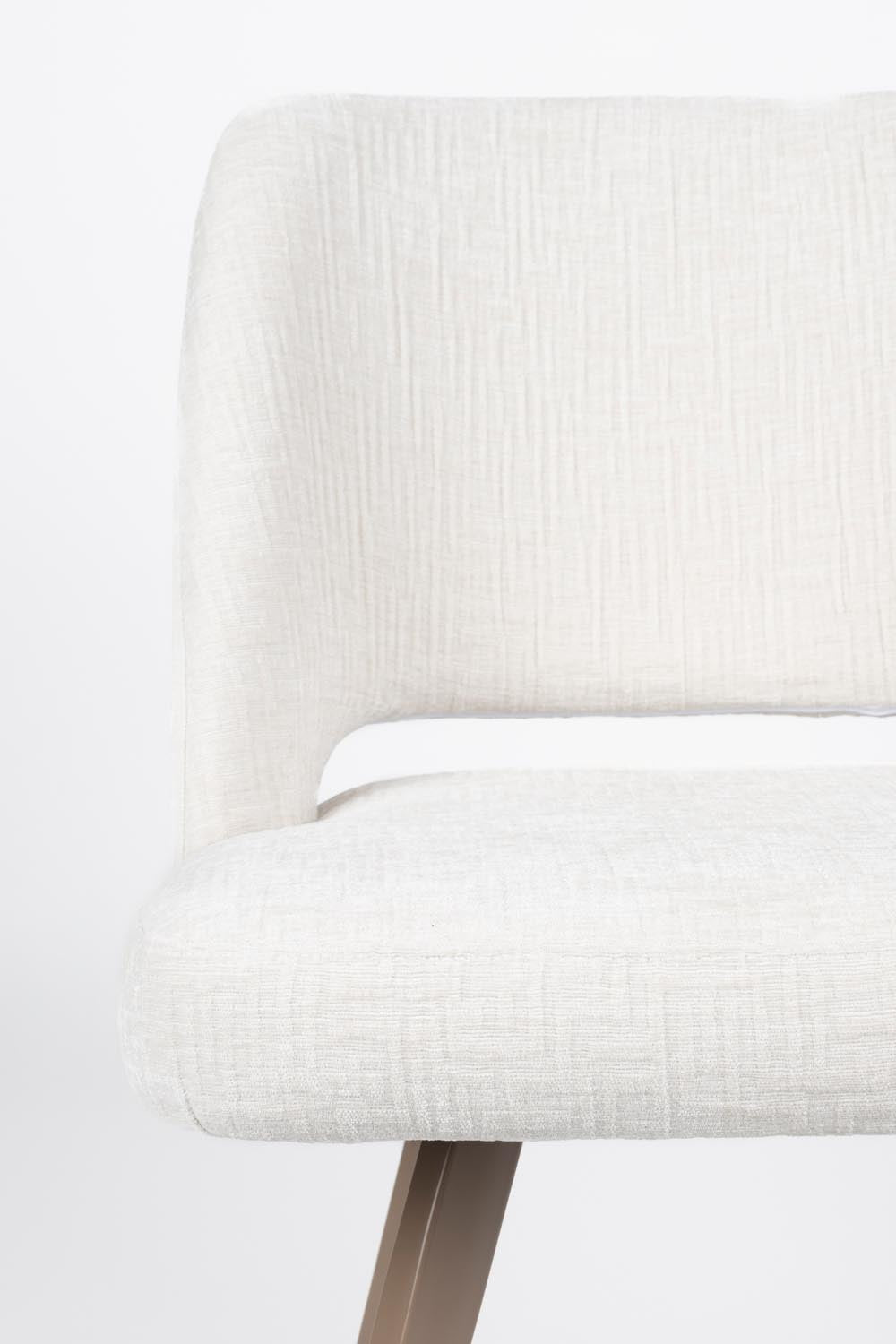 Yves Stuhl in White präsentiert im Onlineshop von KAQTU Design AG. Stuhl ist von White Label Living