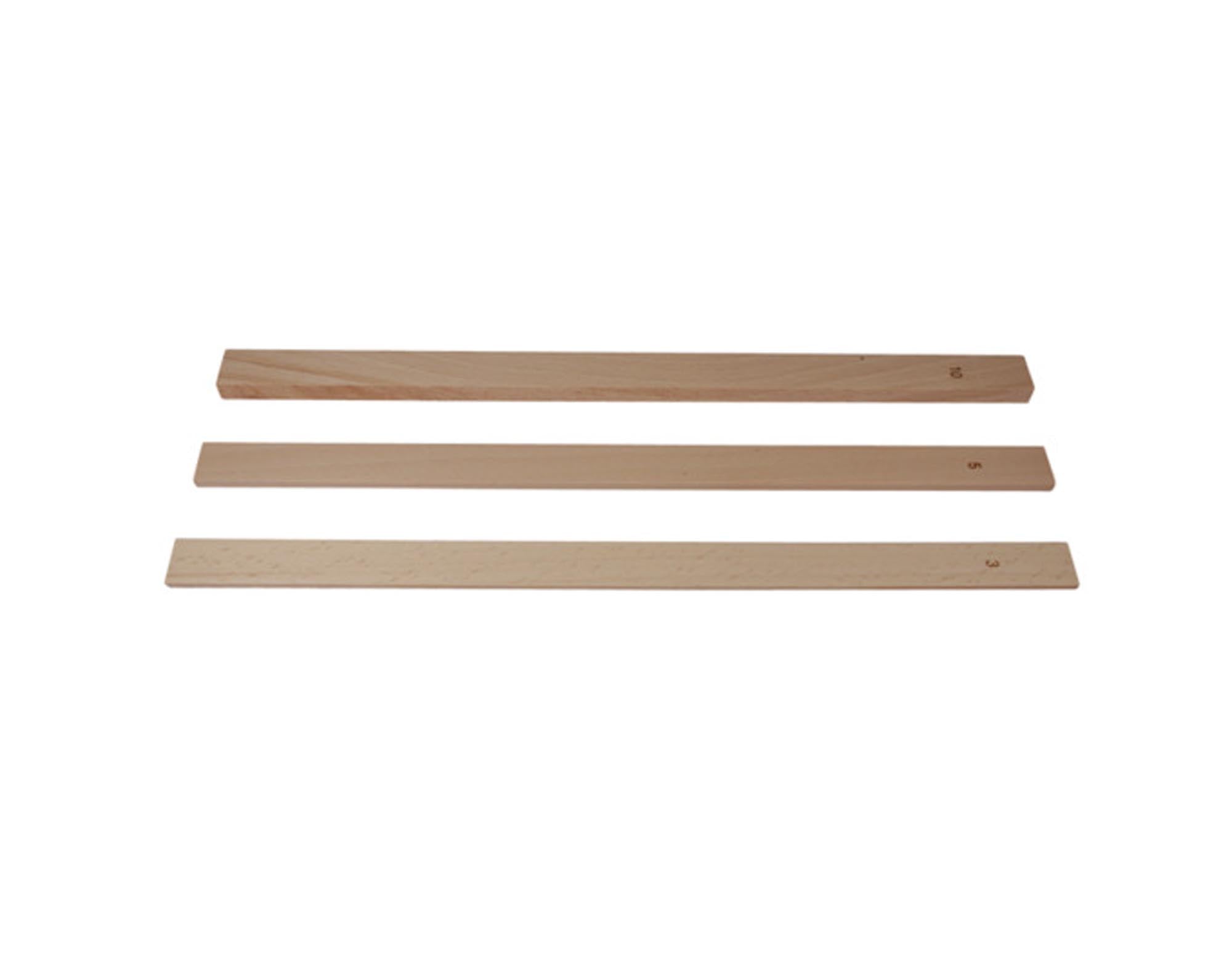 Entdecken Sie das KISAG Teighölzer Set – 3 Paar aus hochwertigem Buchenholz für müheloses Ausrollen von Teig. Perfekt für Hobbybäcker!