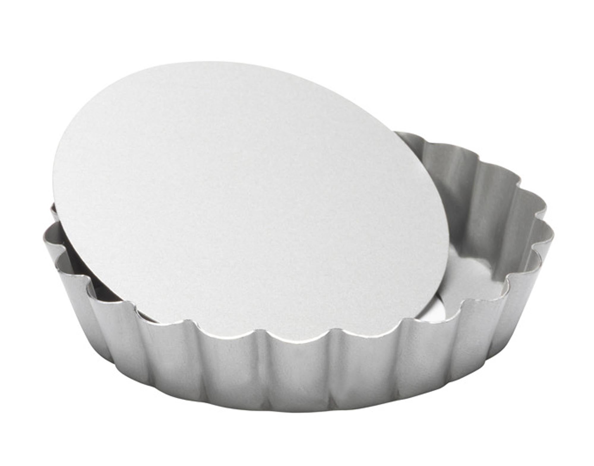 Quicheform mit losem Boden Silver-Top ø 10 cm in  präsentiert im Onlineshop von KAQTU Design AG. Backform / Backblech ist von PATISSE