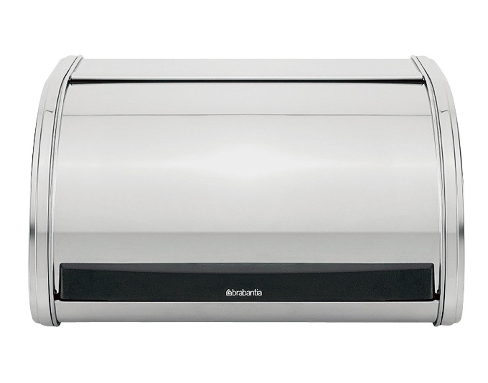 BRABANTIA Rollbrotkasten Single brlilliant steel 31.6x26.5x17.3 cm in  präsentiert im Onlineshop von KAQTU Design AG. Brotkorb ist von BRABANTIA