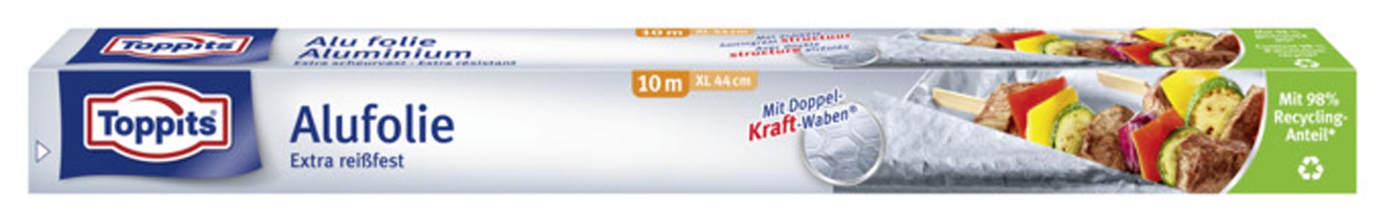 TOPPITS Alufolie extra reissfest 10 m 44 cm