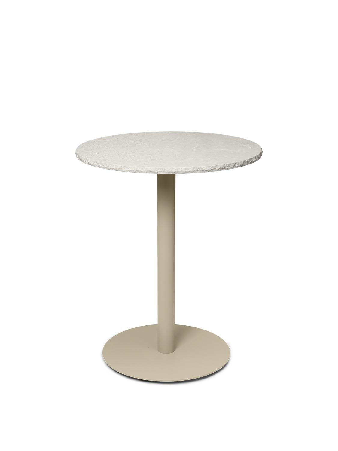 Mineral Café Table  in  Bianco Curia/Cashmere präsentiert im Onlineshop von KAQTU Design AG. Beistelltisch ist von Ferm Living