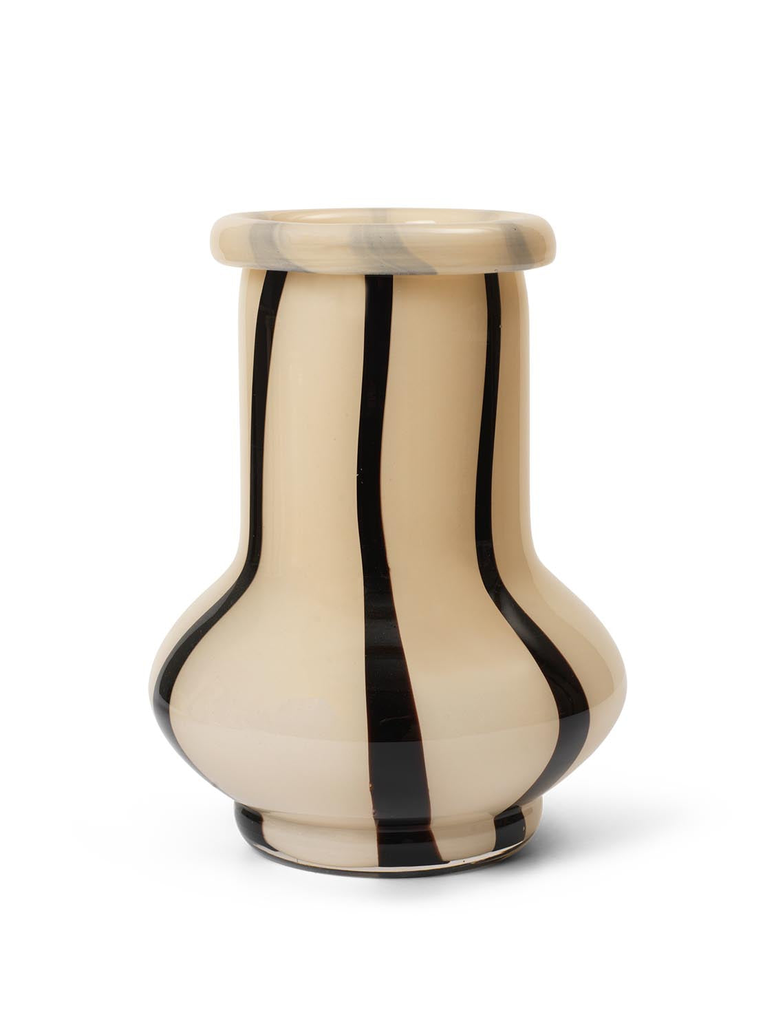 Riban Vase H24  in  Cream präsentiert im Onlineshop von KAQTU Design AG. Vase ist von Ferm Living