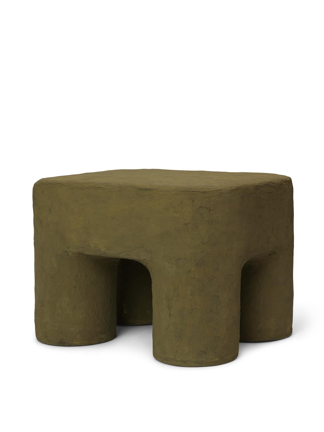 Podo Stool  in  Khaki präsentiert im Onlineshop von KAQTU Design AG. Hocker ist von Ferm Living