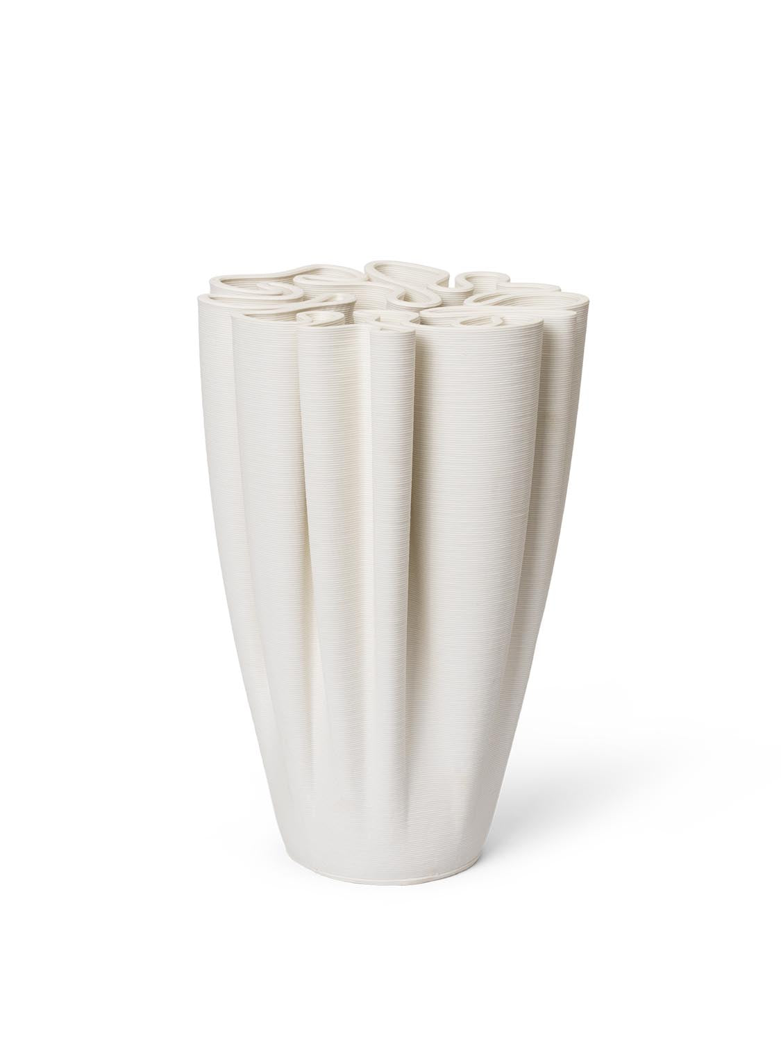 Dedali Vase in Offwhite präsentiert im Onlineshop von KAQTU Design AG. Vase ist von Ferm Living