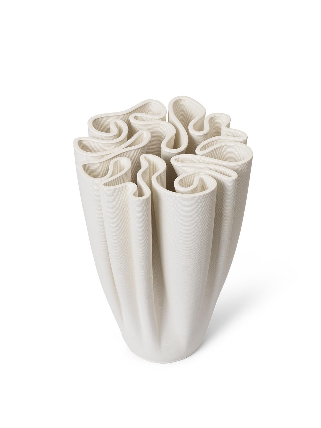 Dedali Vase in Offwhite präsentiert im Onlineshop von KAQTU Design AG. Vase ist von Ferm Living