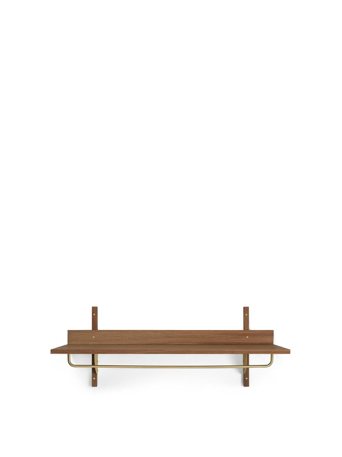 Sector Rack Regal  in  Smoked Oak/Brass präsentiert im Onlineshop von KAQTU Design AG. Wandregal ist von Ferm Living