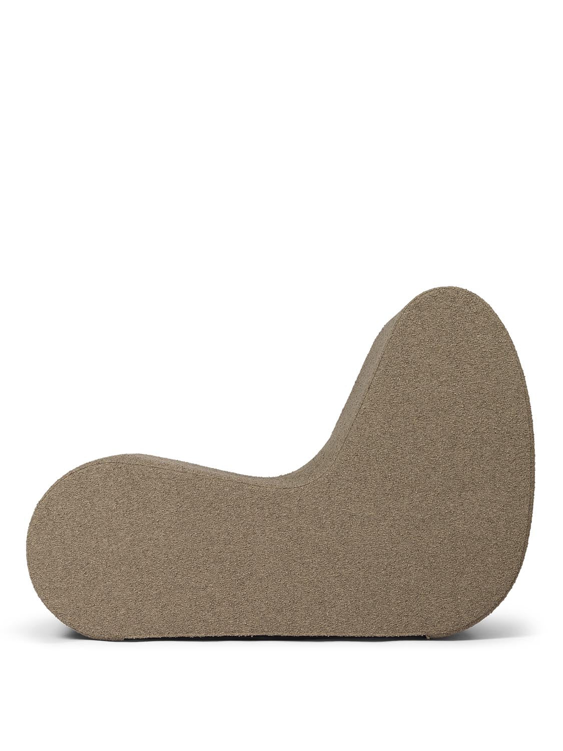 Rouli Center Module Pure Bouclé  in  Sand präsentiert im Onlineshop von KAQTU Design AG. Modulares Sofa ist von Ferm Living