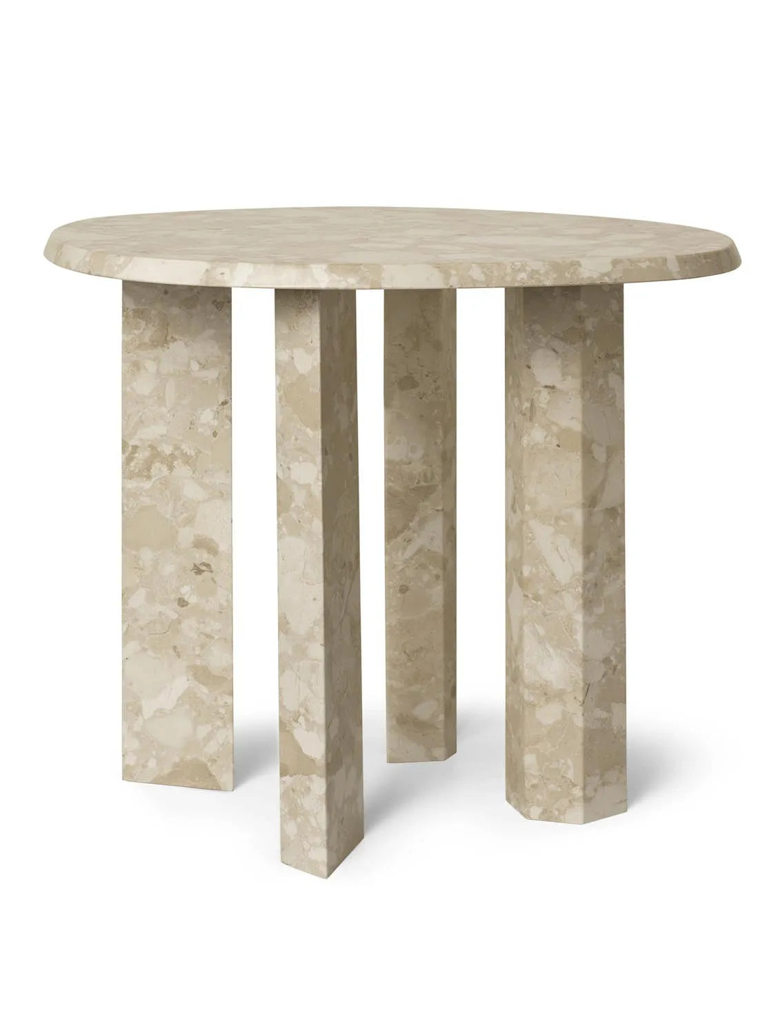 Taula Beistelltisch  in  Sand präsentiert im Onlineshop von KAQTU Design AG. Beistelltisch ist von Ferm Living