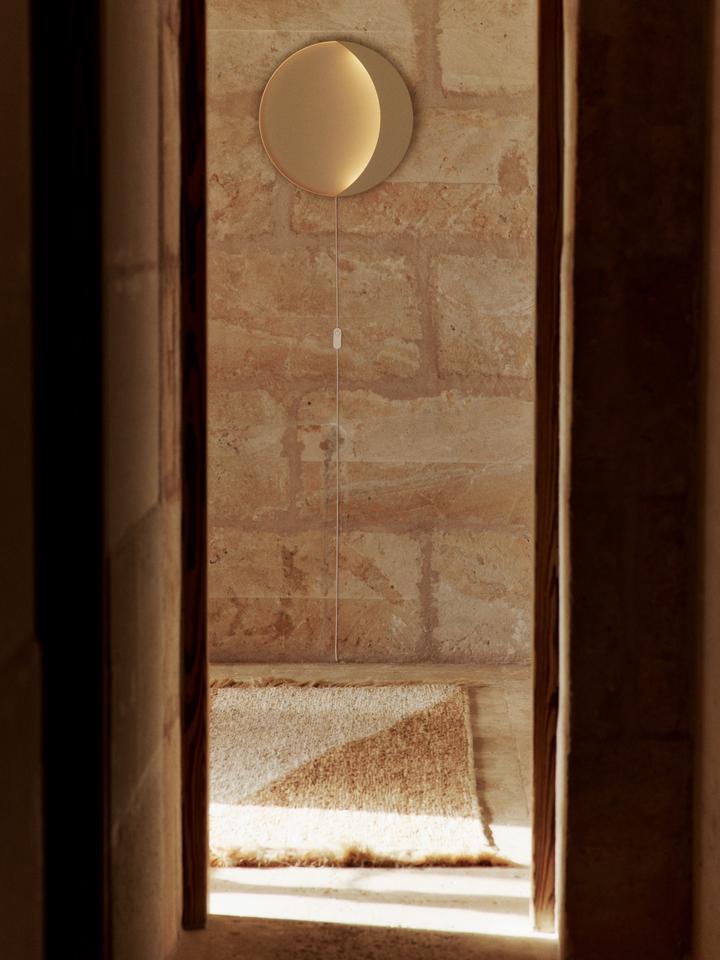 Studie Matte 50 x 70  in Natürlich/Cremeweiss präsentiert im Onlineshop von KAQTU Design AG. Teppich ist von Ferm Living