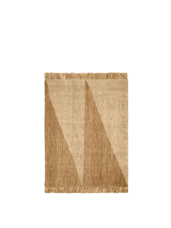 Studie Teppich 140 x 200  in Natürlich/Cremeweiss präsentiert im Onlineshop von KAQTU Design AG. Teppich ist von Ferm Living