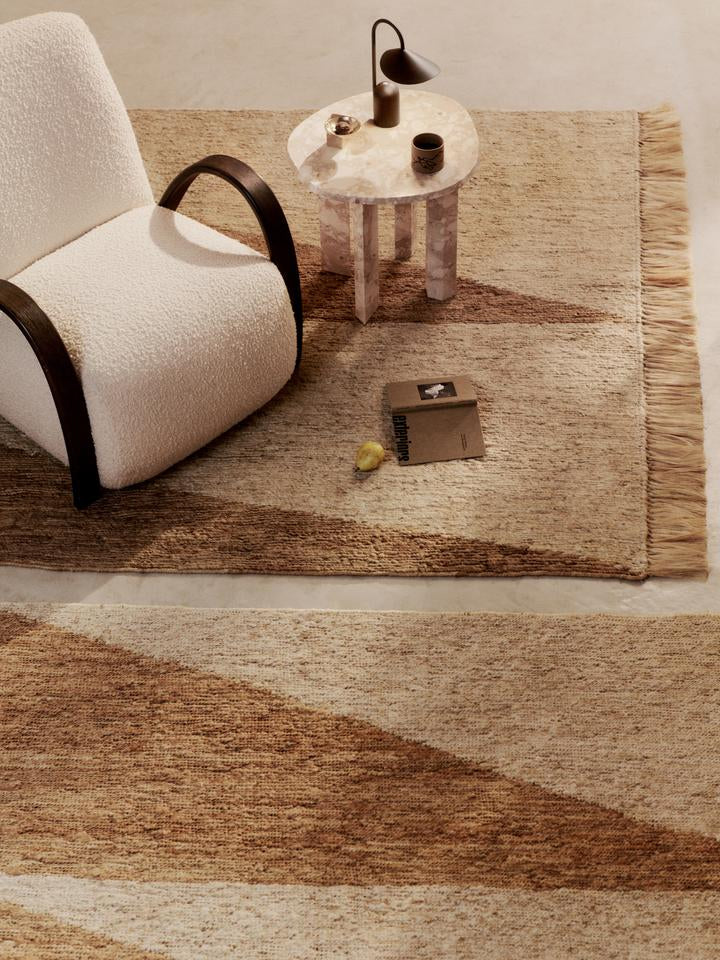 Studie Teppich 200 x 300  in Natürlich/Cremeweiss präsentiert im Onlineshop von KAQTU Design AG. Teppich ist von Ferm Living