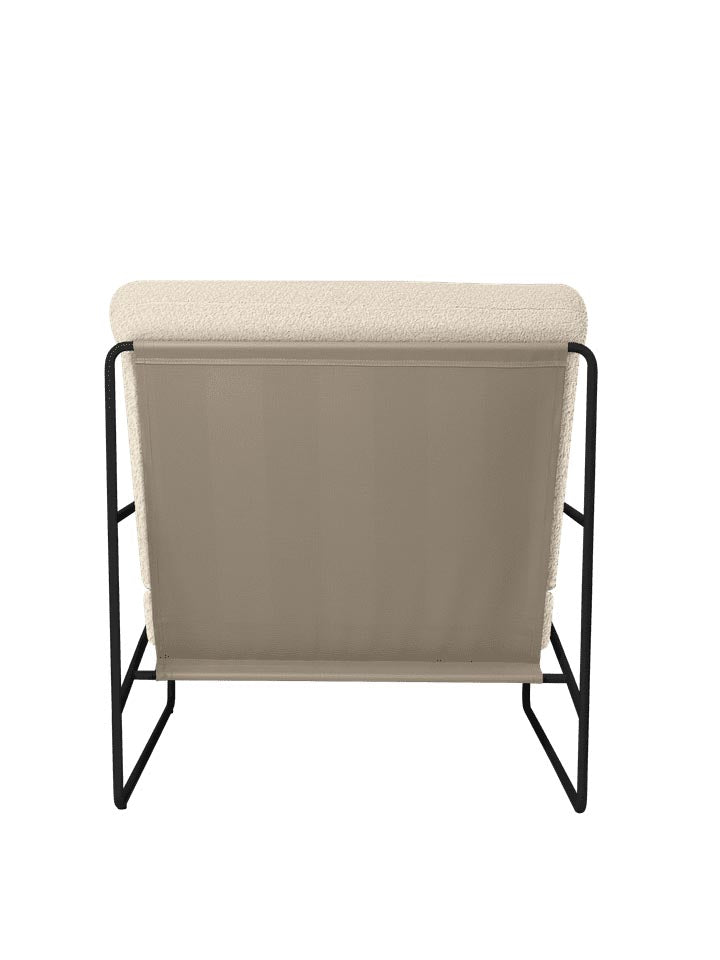 Erlebe den Desert 1-Sitzer von Ferm Living – elegantes Design und wetterfeste Materialien für entspannte Stunden im Freien.