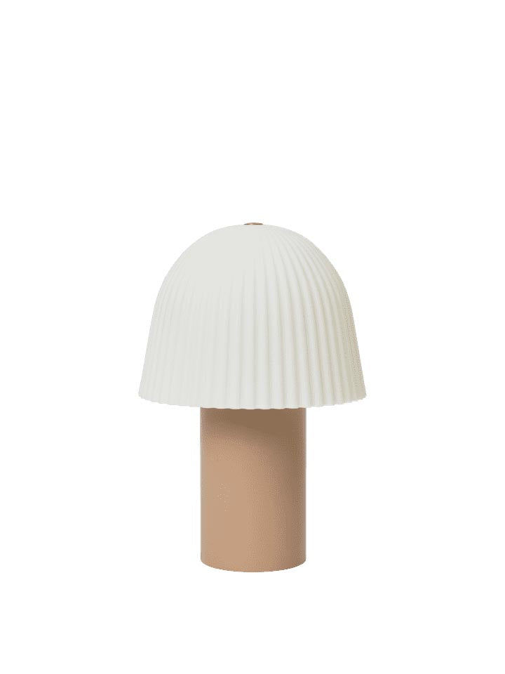 Frill Tragbare Lampe  in Rose/Weiss präsentiert im Onlineshop von KAQTU Design AG. Tischleuchte ist von Ferm Living