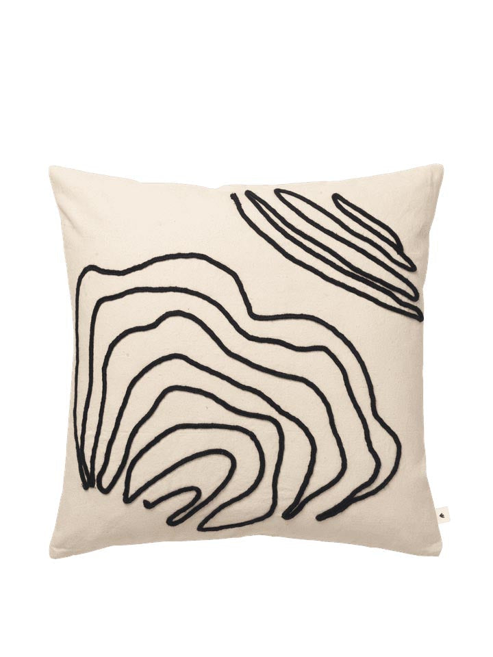 Jot Kissenbezug in Natürlich präsentiert im Onlineshop von KAQTU Design AG. Deko Kissenbezug ist von Ferm Living