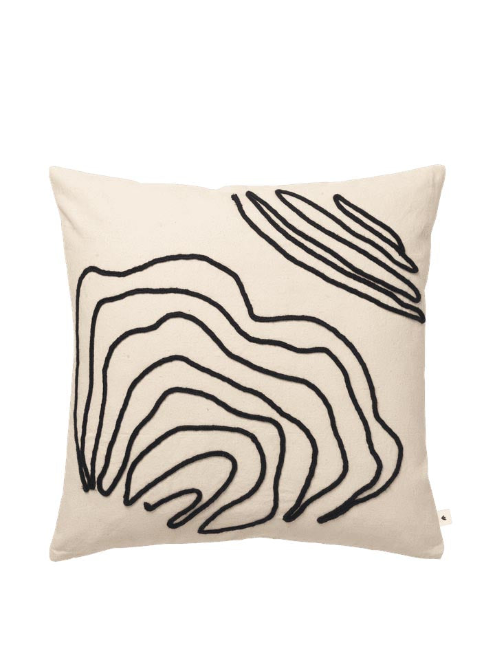 Jot Kissenbezug in Natürlich präsentiert im Onlineshop von KAQTU Design AG. Deko Kissenbezug ist von Ferm Living